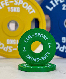 li̇fe sport change plate 1.0 kg yaşıl